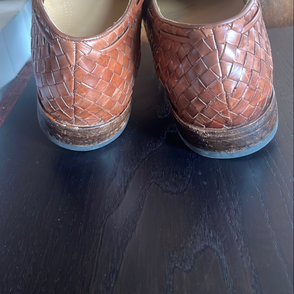 Cole Haan Brown Woven Leather Loafers - Picture 4 of 4